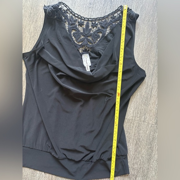 Heart Soul Black Sleeveless Lace Blouse - Picture 4 of 6